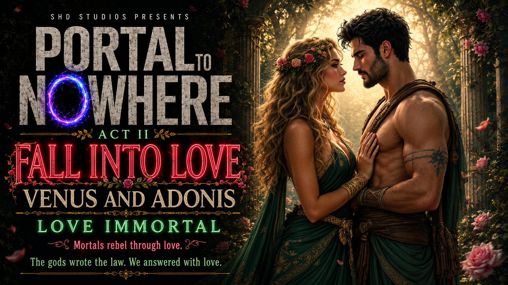 Portal to Nowhere Act II — Fall Into Love, featuring Venus and Adonis