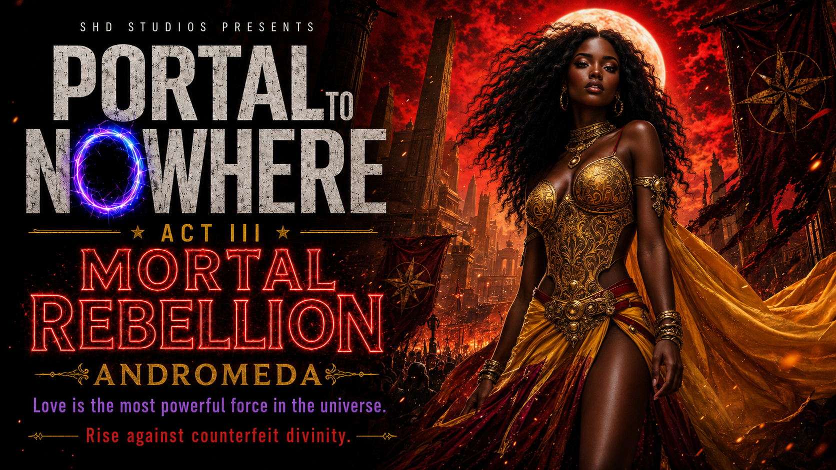 Portal to Nowhere Act III — Mortal Rebellion, featuring Andromeda